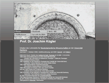 Tablet Screenshot of joachim-kuegler.de